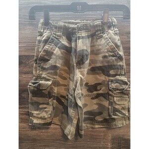Boys Faded Glory Camo Cargo shorts size 5